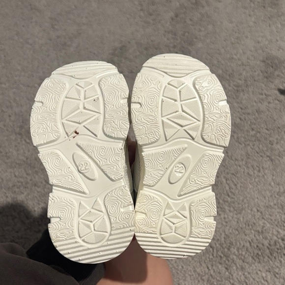 Kids Multi-Color Athletic Sneakers - Pastel Pink & Purple - Picture 4 of 4